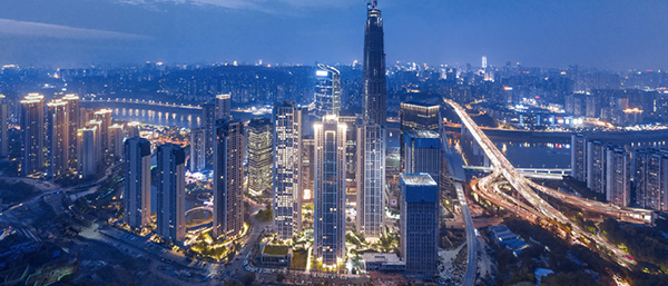 重慶（化龍橋）國際商務(wù)區(qū)。重慶萬科供圖