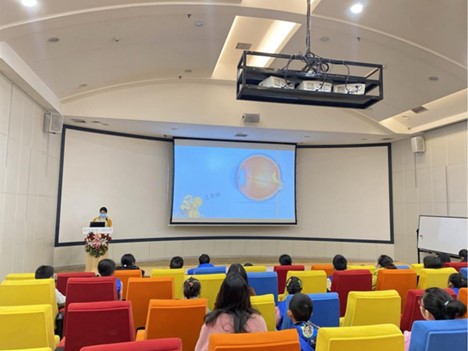 活動現場。重慶愛爾兒童眼科醫(yī)院供圖