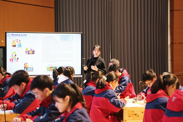 初中組課例展示。唐文蕤攝