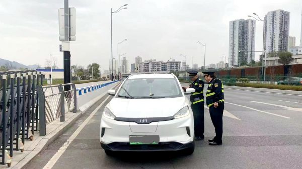 活動現(xiàn)場。沙坪壩區(qū)交通局供圖