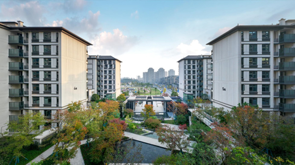 江津魯能領(lǐng)秀城二街區(qū)實(shí)景圖 拍攝時(shí)間2023年11月。中國綠發(fā)供圖