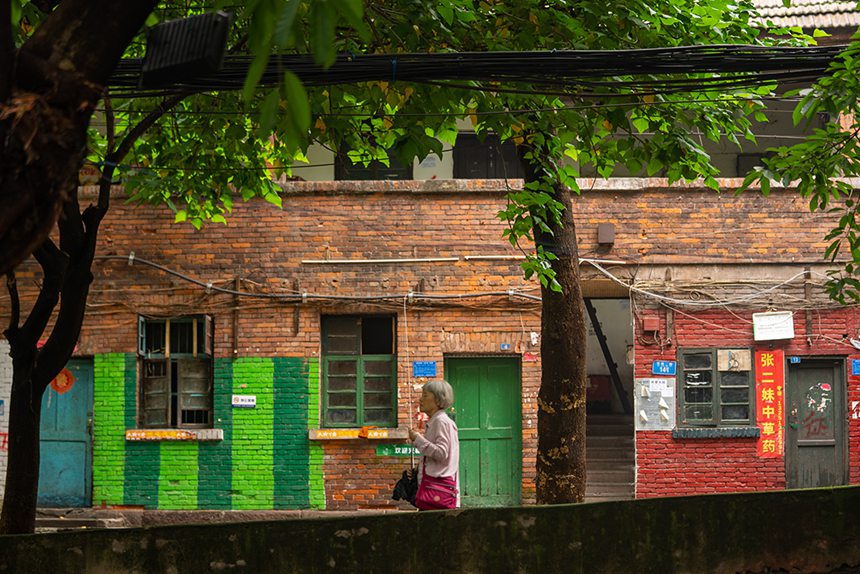 民主村的蘇式紅磚樓。重慶設(shè)計集團(tuán)供圖