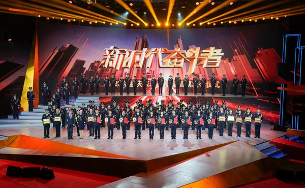 發(fā)布儀式現(xiàn)場。重慶市公安局供圖