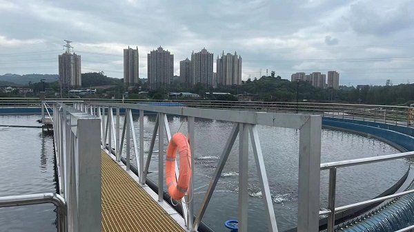 永川污水處理廠四期擴建工程。重慶市住房城鄉(xiāng)建委供圖