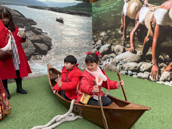 三峽纖夫號子打卡點。晏紅霞攝