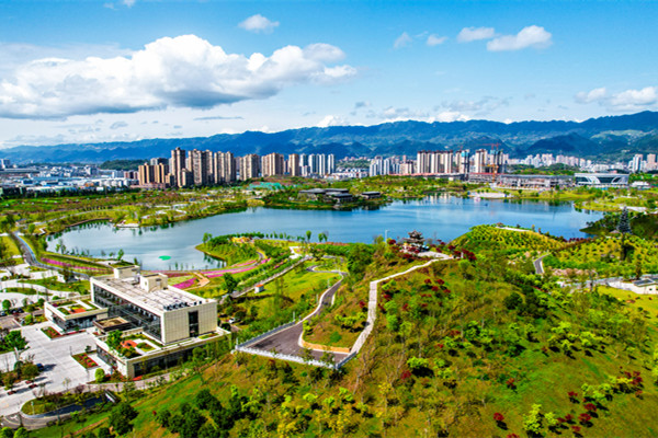 墊江三合湖濕地公園風(fēng)光。龔長(zhǎng)浩攝