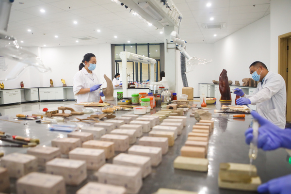 大足石刻文物醫(yī)院。大足區(qū)委宣傳部供圖