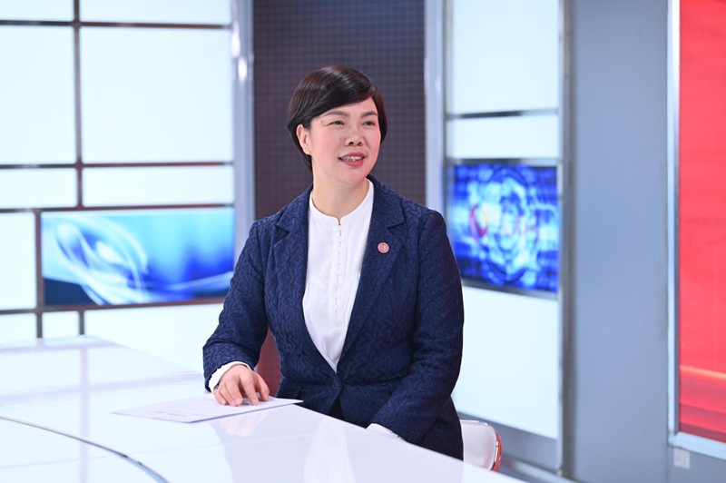 張艷做客人民網(wǎng)重慶、重慶發(fā)布“新時代 新征程 新重慶——2024重慶兩會會客廳”系列訪談。鄒樂攝