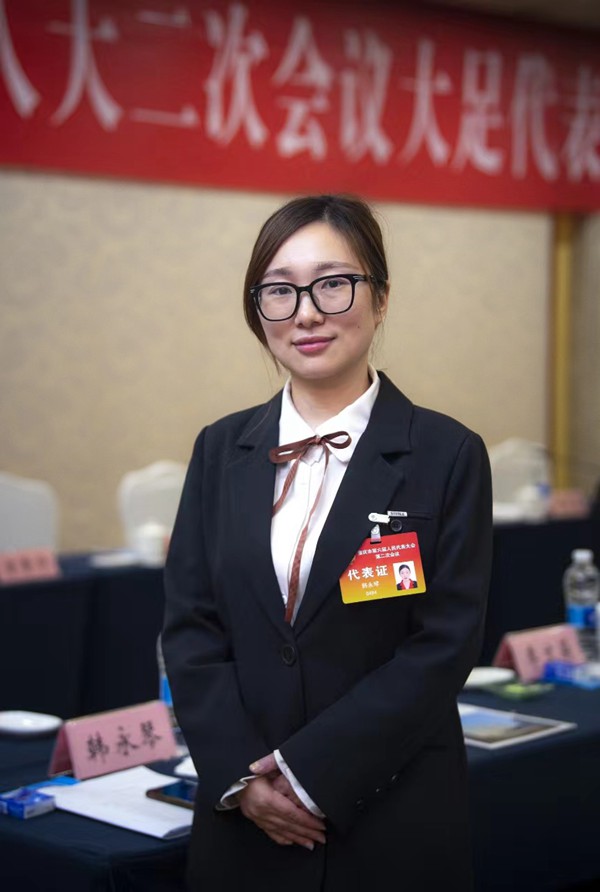 重慶市人大代表、棠香鐵山（重慶）智慧農(nóng)業(yè)科技有限公司董事長(zhǎng)韓永琴。受訪者供圖