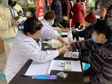 活動現(xiàn)場。重慶中腎醫(yī)院供圖