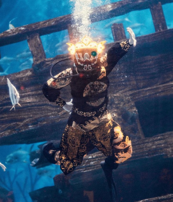 融創(chuàng)海世界表演。重慶融創(chuàng)文旅城供圖