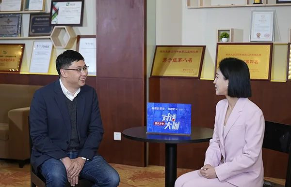 汪鋒作客重慶發(fā)布《對話大咖》。潘珍凈攝