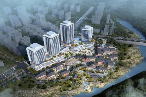 重慶悅來匯項(xiàng)目效果圖。金科產(chǎn)商供圖