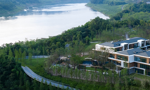 重慶華僑城藍(lán)楹灣。重慶華僑城供稿