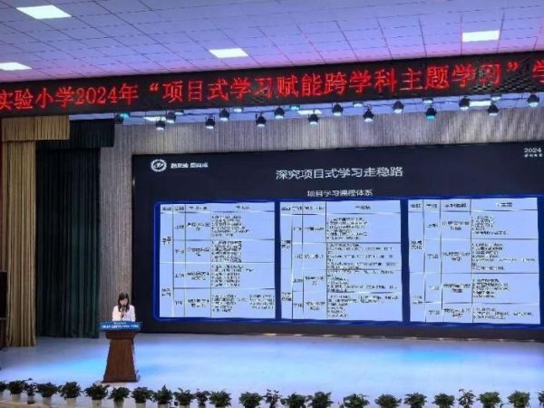 永川區(qū)實驗小學校副校長周月玲作分享報告。林果攝