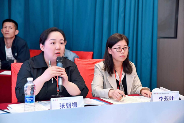 張朝梅在會上發(fā)表了講話。重慶仁品耳鼻喉醫(yī)院供圖