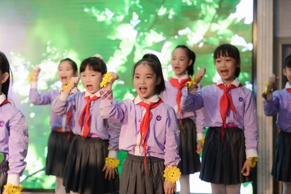 學(xué)生展示。江北區(qū)玉帶山小學(xué)供圖