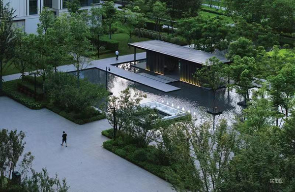 凱德·九章園林實景。凱德置業(yè)供圖