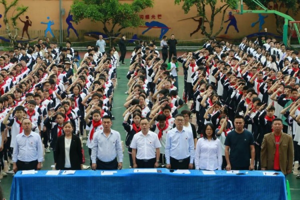 活動現(xiàn)場。銅梁區(qū)侶俸中學供圖