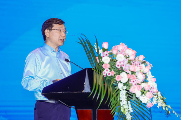 趙明階致辭。重慶科技大學(xué)供圖