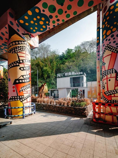 N37橋角角涂鴉藝術(shù)。N37橋角角供圖