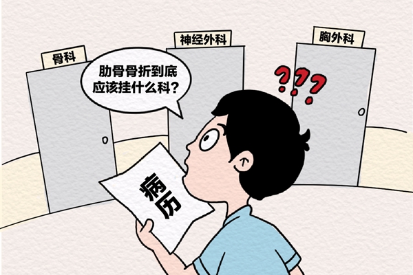 骨折掛號(hào)示意圖。重慶松山醫(yī)院供圖