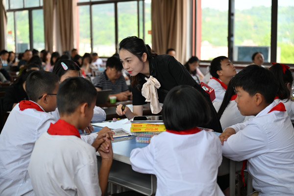 巴蜀小學張秋宇老師作課例展示。巴蜀小學供圖