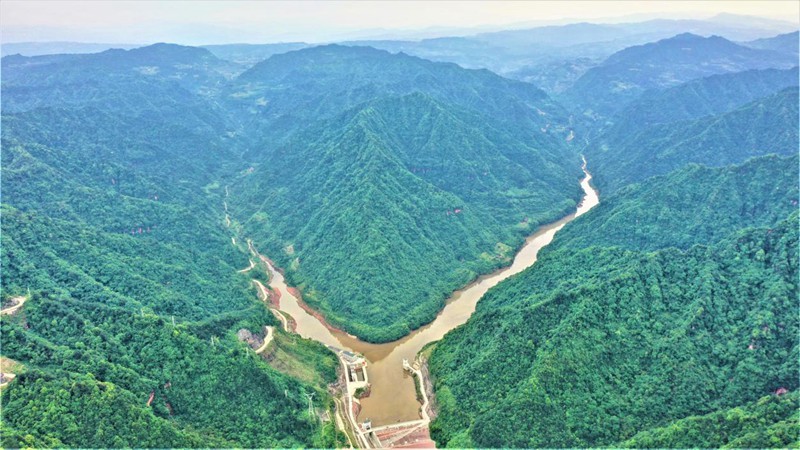 下水庫(kù)正景。鄢江奎攝