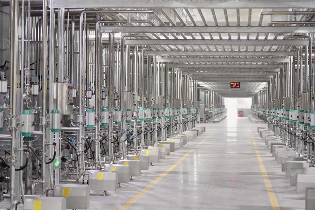 國藥太極重慶涪陵制藥廠龍橋中藥前提車間。 人民網(wǎng)記者 劉祎攝