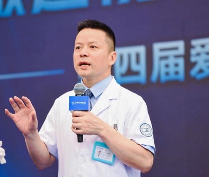 活動(dòng)現(xiàn)場(chǎng)。重慶愛成大坪眼科醫(yī)院供圖