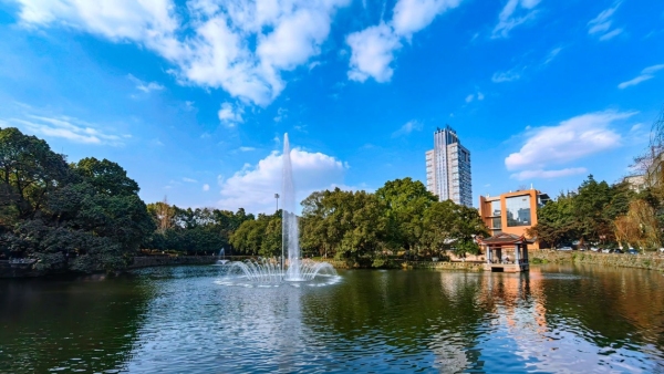 重慶大學(xué)校園一角。重慶大學(xué)供圖