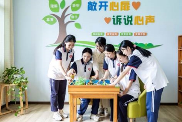 樹洞口袋心理健康。 璧山區(qū)正則中學(xué)供圖