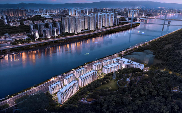 項(xiàng)目初步的意境圖。重慶龍湖供圖