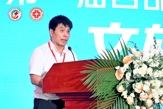 劉金平致辭。主辦方供圖