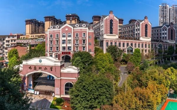 學(xué)校全景。重慶市南川區(qū)九鼎山小學(xué)校供圖