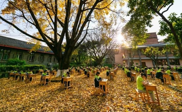 “蘭亭書風(fēng)?經(jīng)典傳承”蘭亭書法節(jié)活動(dòng)。重慶市南川中學(xué)校供圖