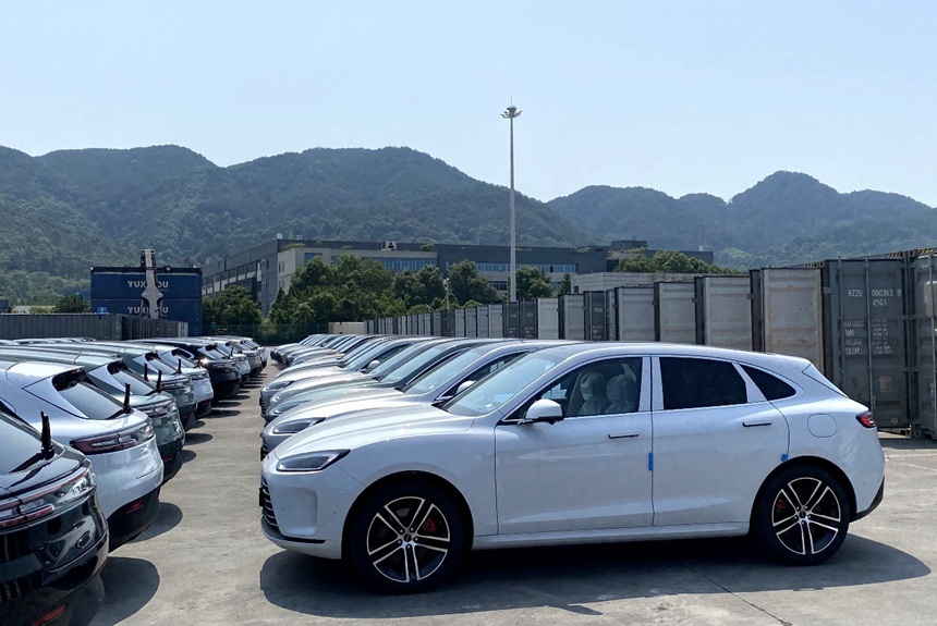 位于重慶國(guó)際物流樞紐園區(qū)的重慶鐵路口岸。人民網(wǎng) 宋歌攝