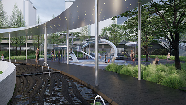 萬(wàn)科星光天空之城效果圖。重慶萬(wàn)科供圖