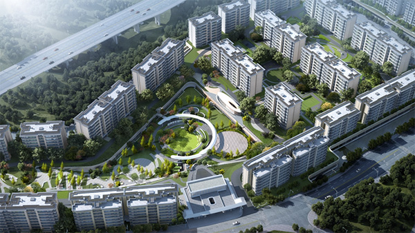 萬(wàn)科星光天空之城效果圖。重慶萬(wàn)科供圖