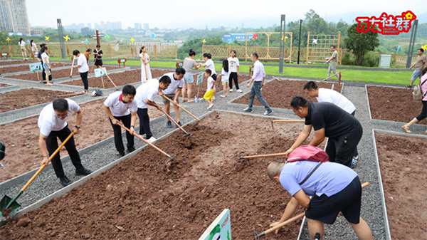 活動(dòng)現(xiàn)場(chǎng)。重慶萬科供圖