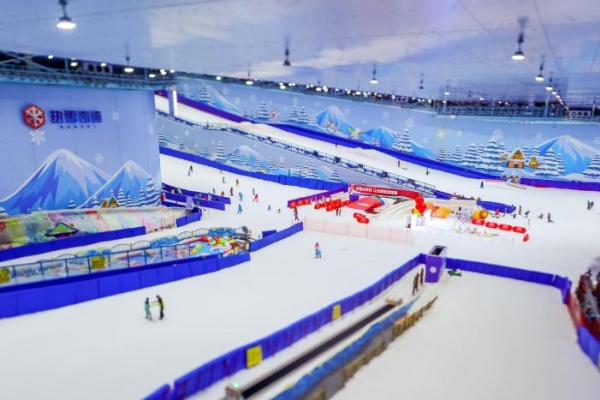 重慶熱雪奇跡雪道。重慶熱雪奇跡供圖