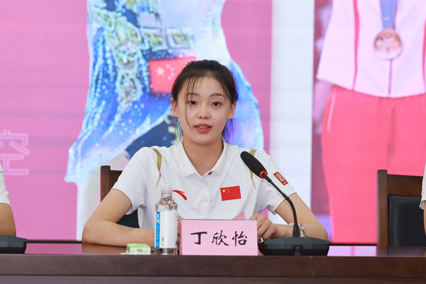 丁欣怡發(fā)言。曾英豪攝