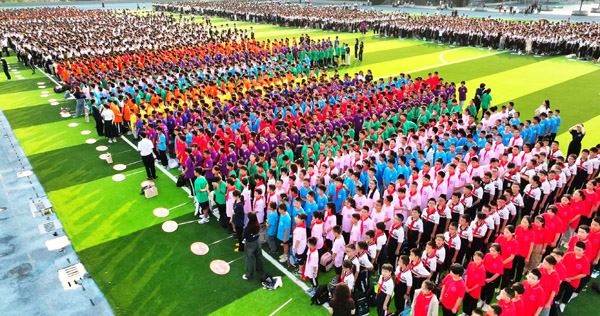 開學典禮現(xiàn)場。學校供圖