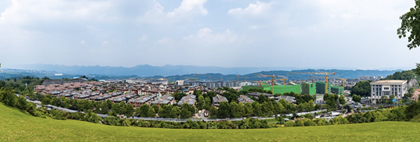 項目視野實景圖。越秀重慶供圖