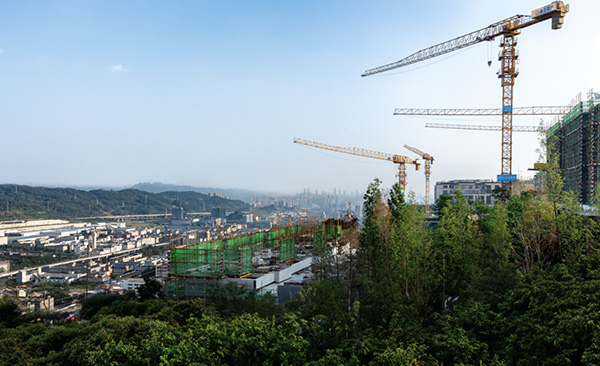 項目視野實景圖。越秀重慶供圖