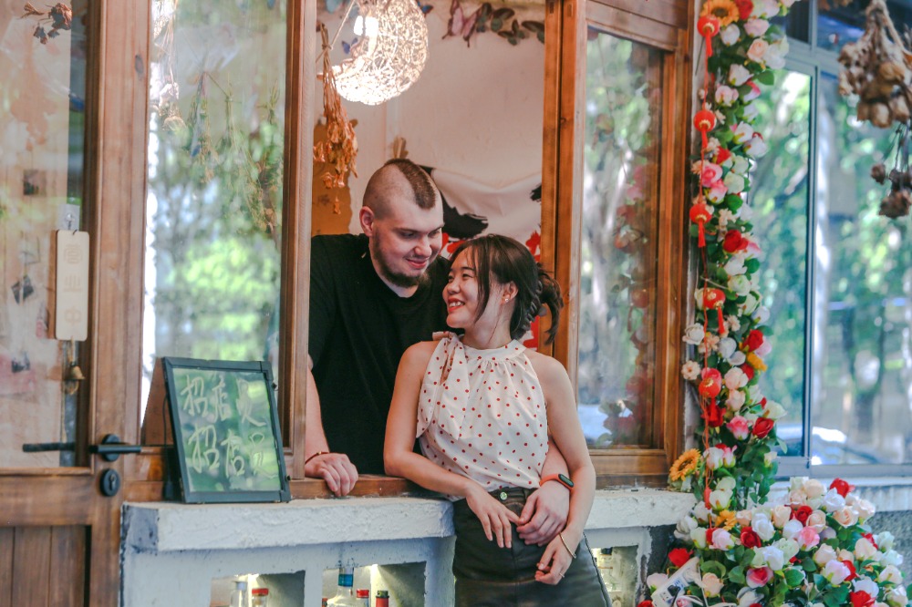 張悅和阿神力。馬力 攝/視覺(jué)重慶