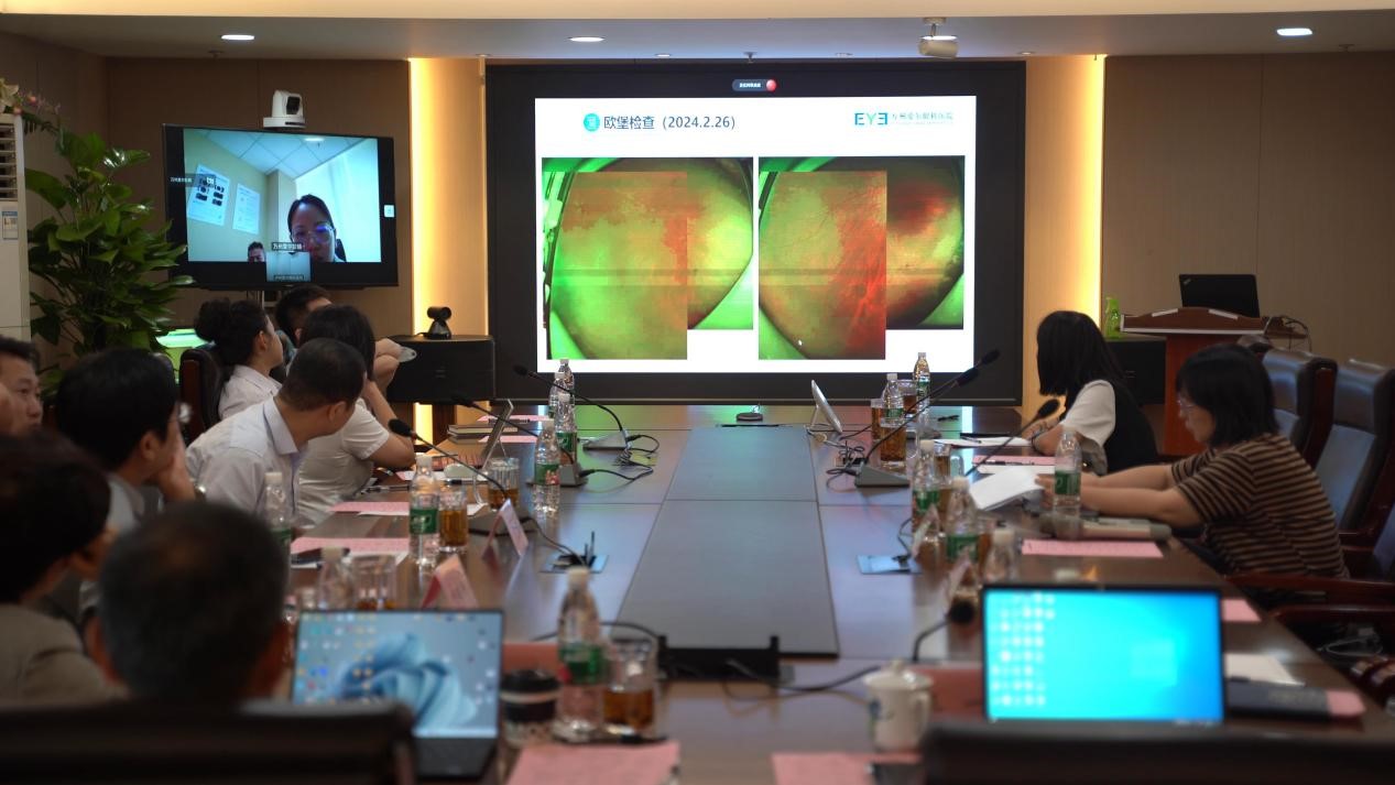 會診現(xiàn)場。重慶愛爾眼科醫(yī)院總院供圖