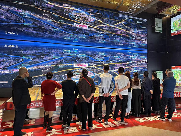 售樓處實景圖。重慶萬科供圖