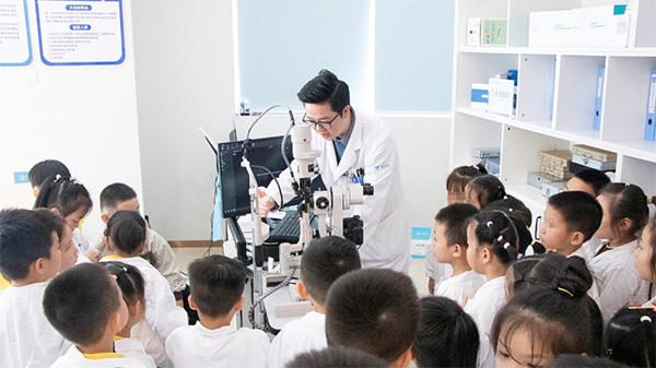 活動現(xiàn)場。華廈渝州眼科醫(yī)院供圖