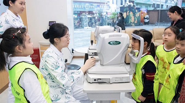 活動現(xiàn)場。華廈渝州眼科醫(yī)院供圖